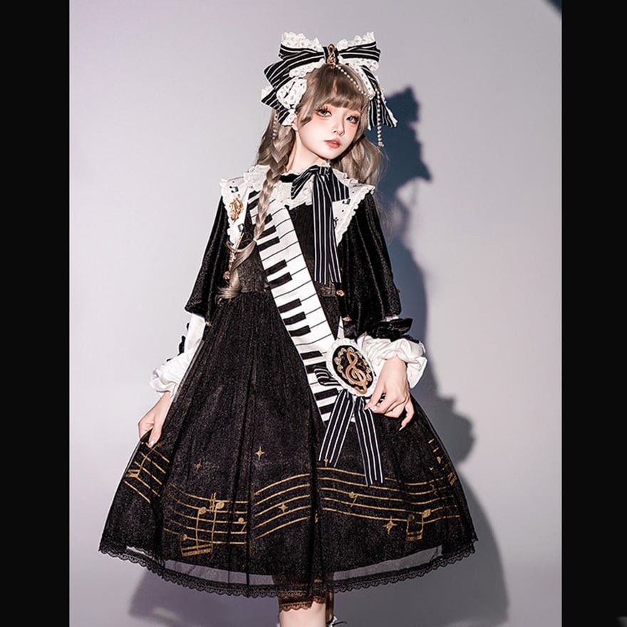 王子系 コスチューム ピアノソナタ 夜奏曲 カチューシャ コンカフェ