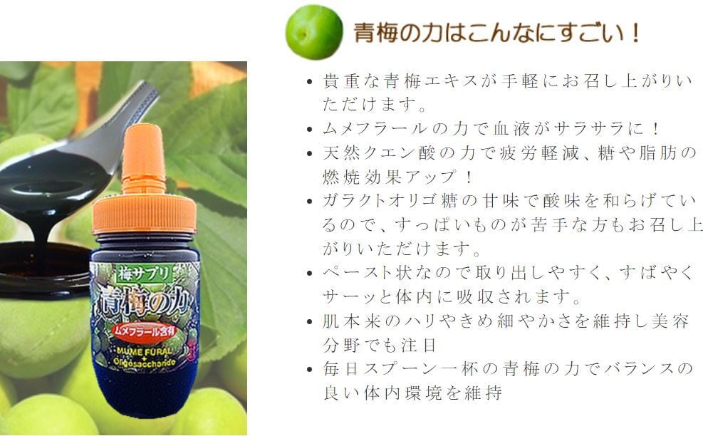 青梅の力 お徳用 850g | kou6ini