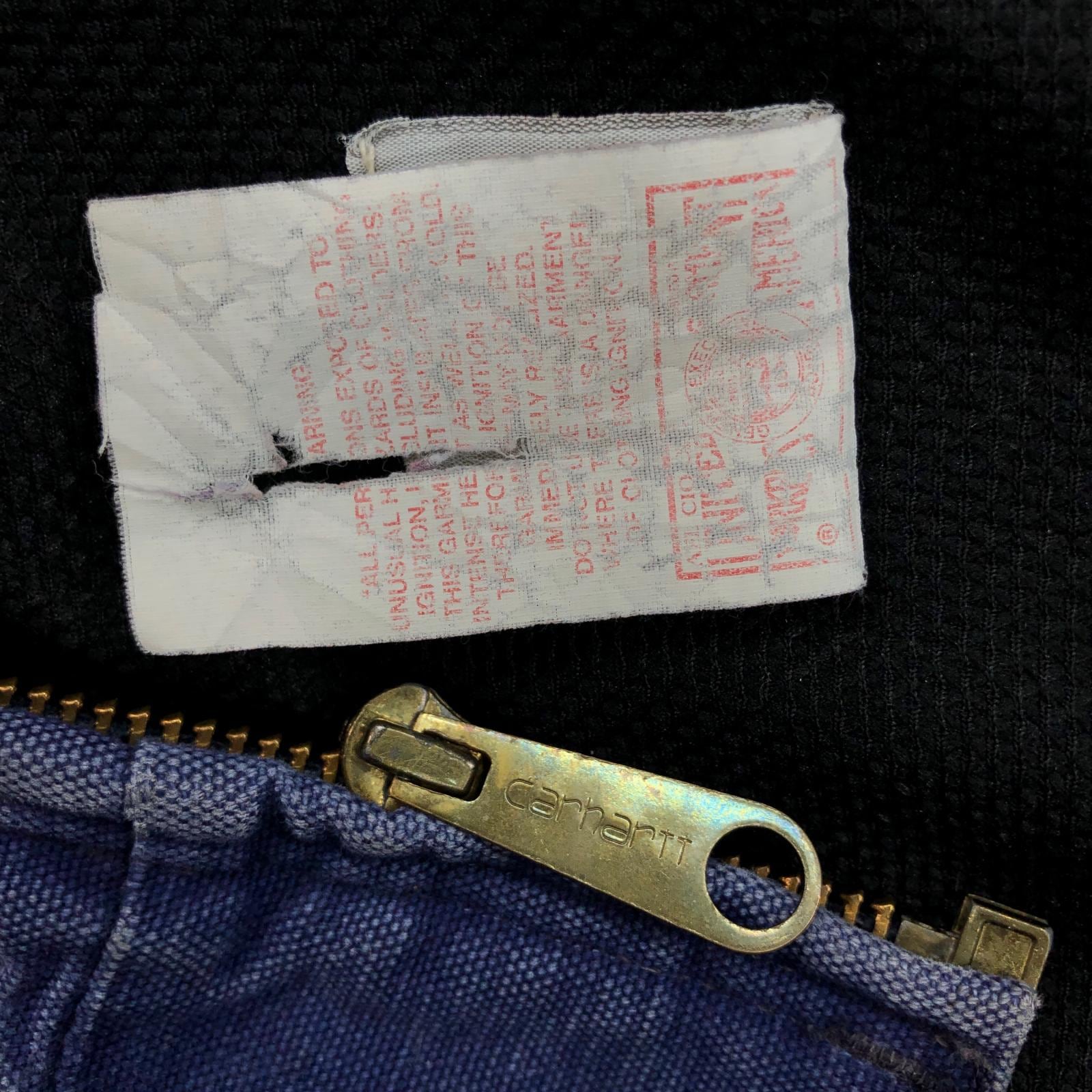 CARHARTT カーハート 80− 90年代 USA製 アクティブ ジャケット 裏
