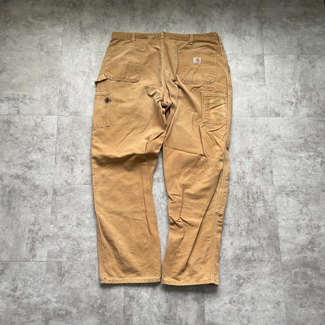 10s USA製 ブラウン ダブルニー Carhartt W 39 L 31 | ib2