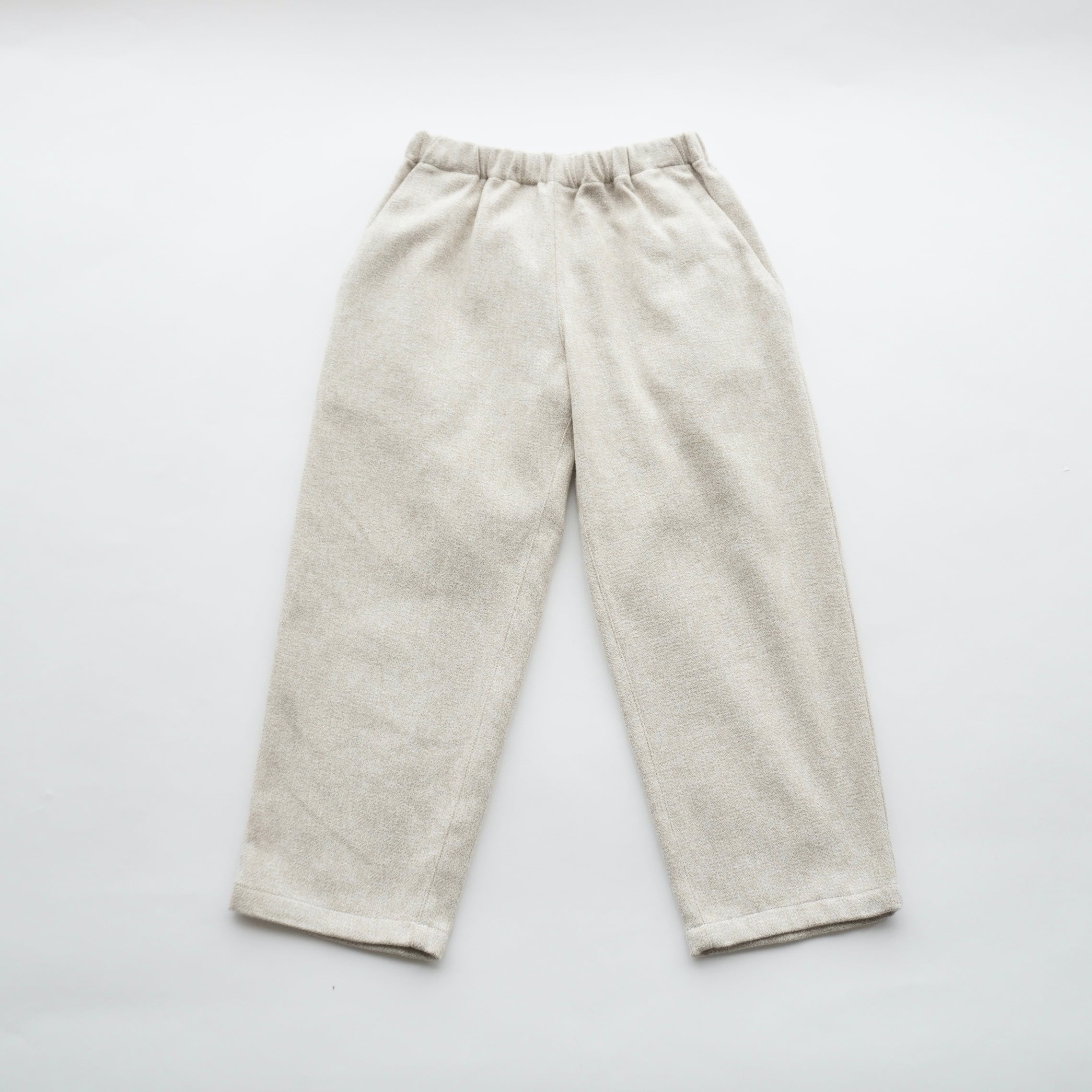 MOUN TEN.(マウンテン)/ cotton tweed loose pants / ecru mix / 0(〜155cm)