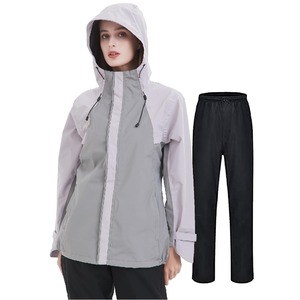 【特価処分】[TopKylin] レインコート レディース レインウェア 上下 セット レインスーツ ゴルフ カッパ 雨具 ウインドブレーカー レインジャケット アウトドア 自転車 通勤 通学
