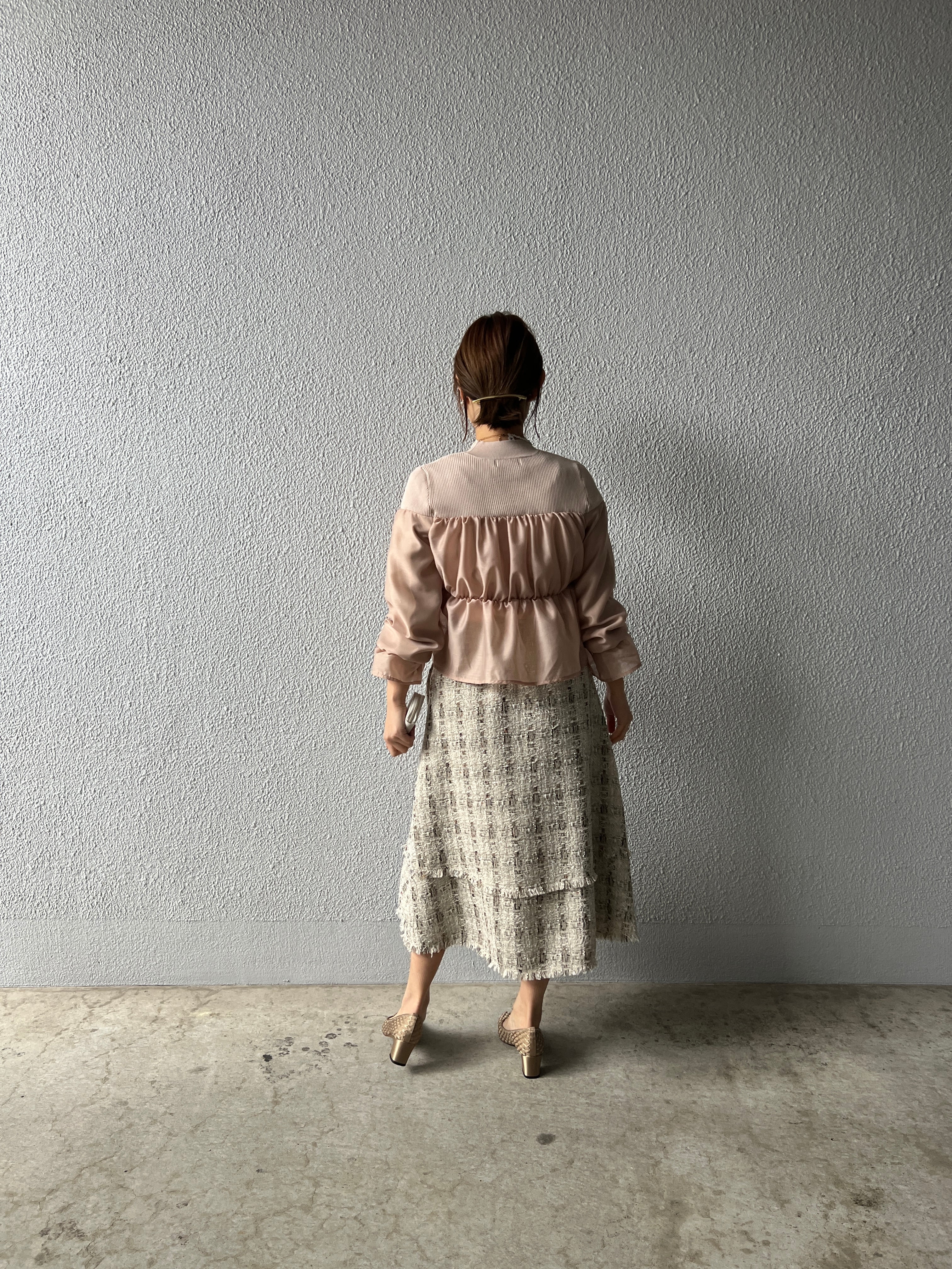 【DONA MARIE】オフショル風ドッキングニット 145012