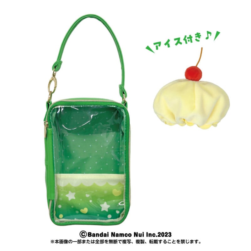 おっか ちびぬい アイスクリームポシェット chibiぬいでこれーしょん】クリームソーダポーチ | 推し活グッズ