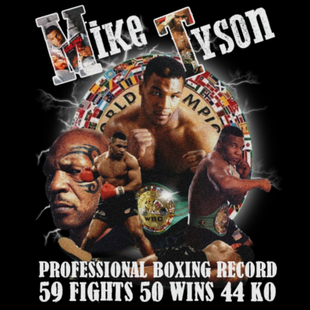 Mike Tyson Long-T bootboy original's