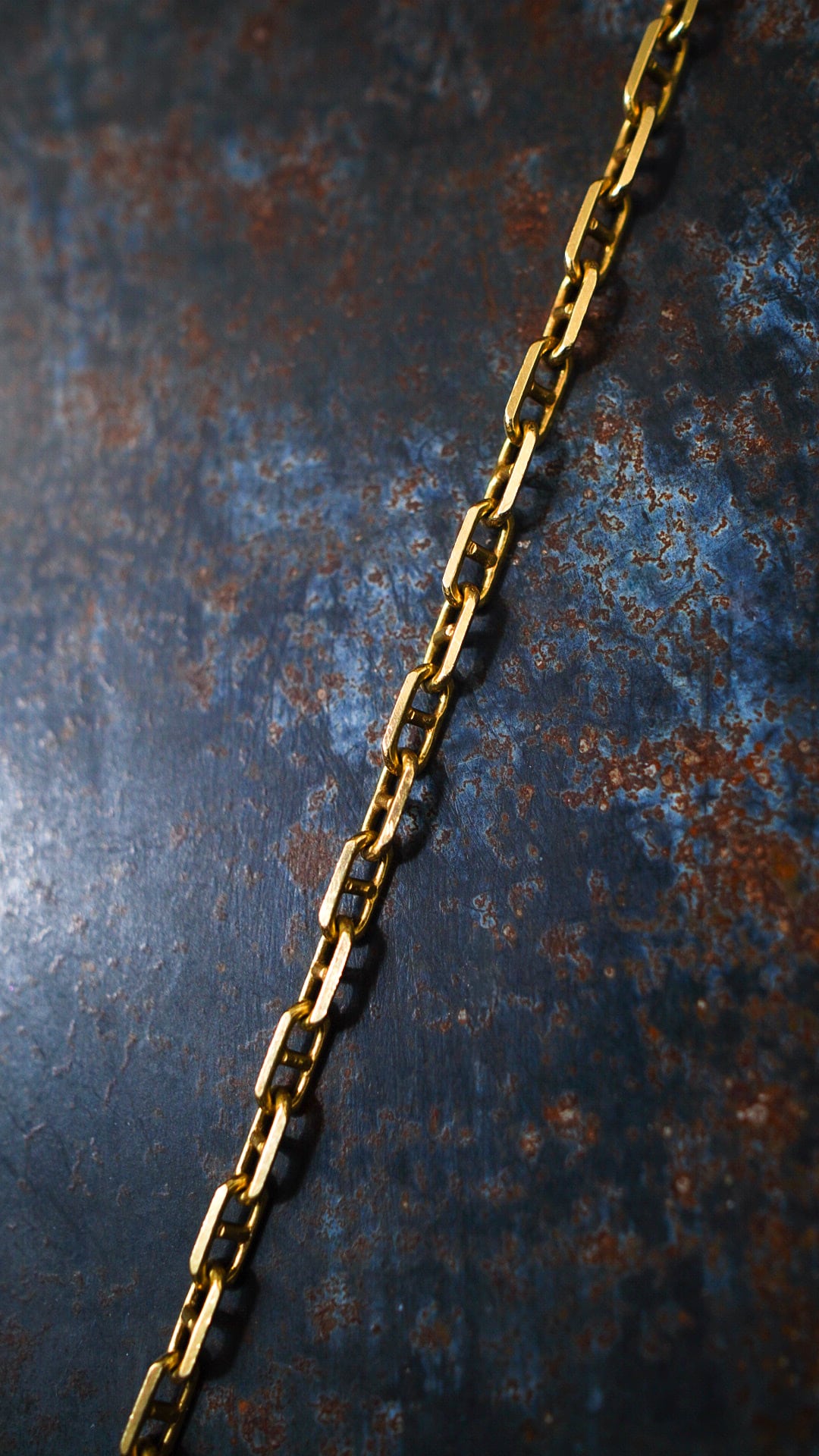 VINTAGE】U.S. VINTAGE K14 イエロー ゴールド アンカー チェーン