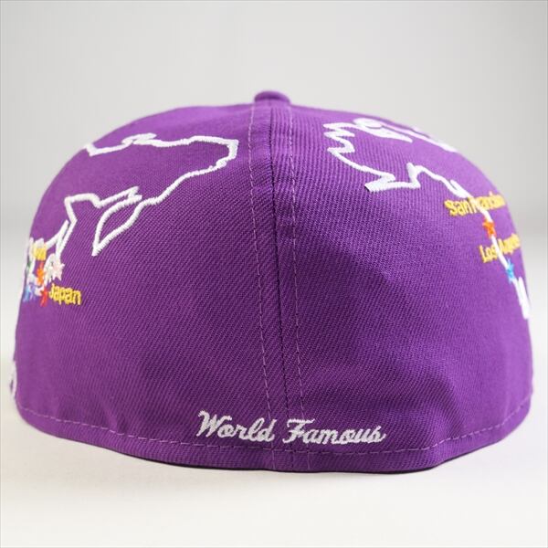 supreme new era purple 7 5/8