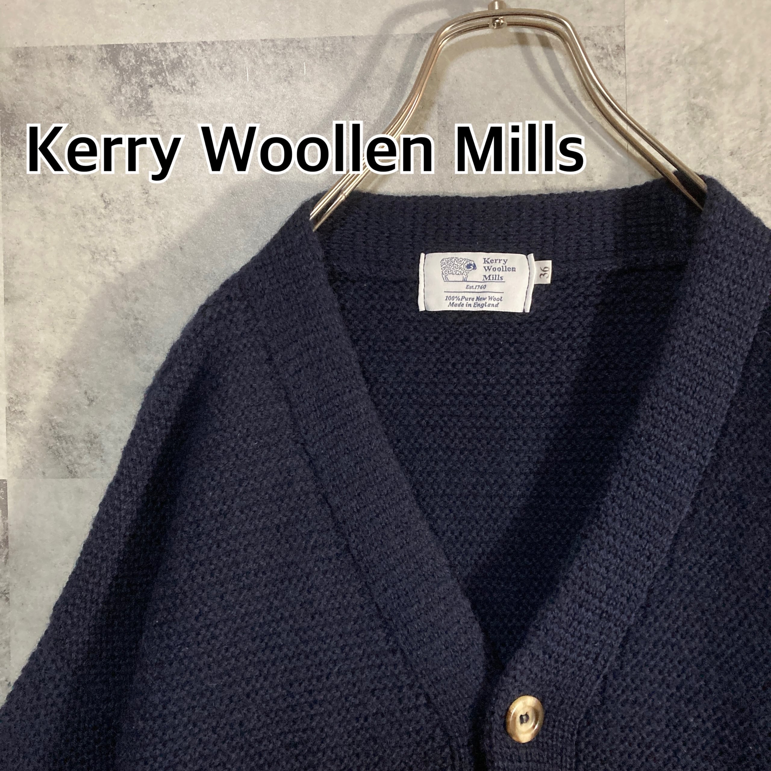 英国製 Kerry Woollen Mills ケリーウーレンミルズ ヘビーニット