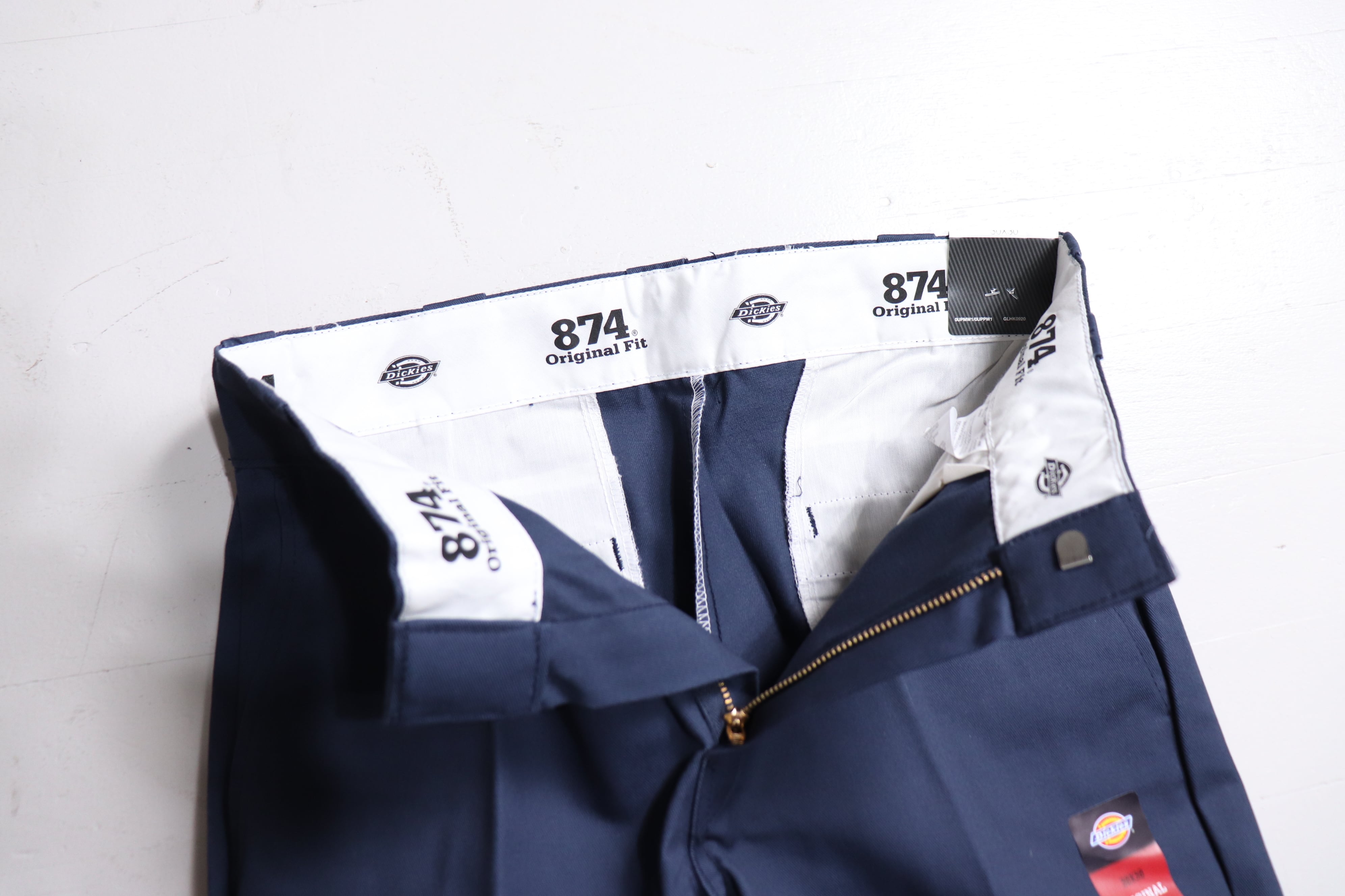 Dickies 874 NAVY Orignal Fit ワークパンツ　W38