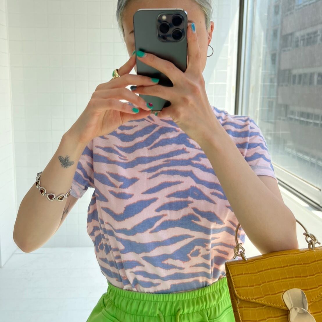 zebra pattern TEE_LN01202