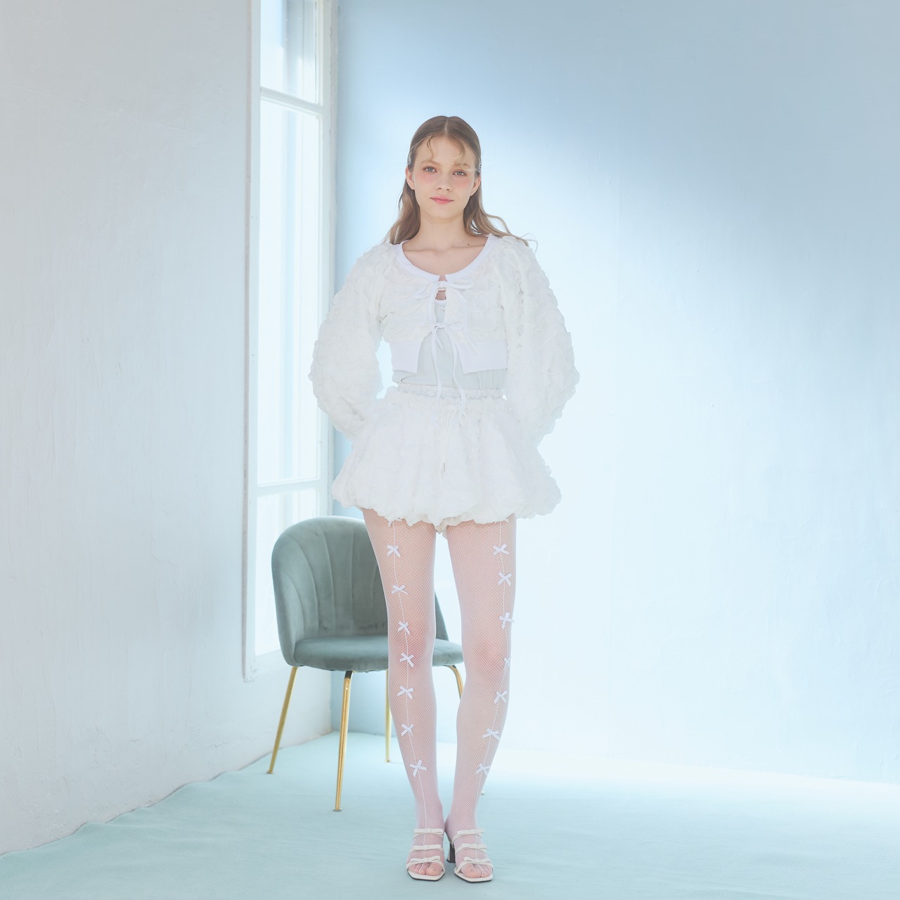 S/S パフスリーブカーディガン | lilLilly official webstore
