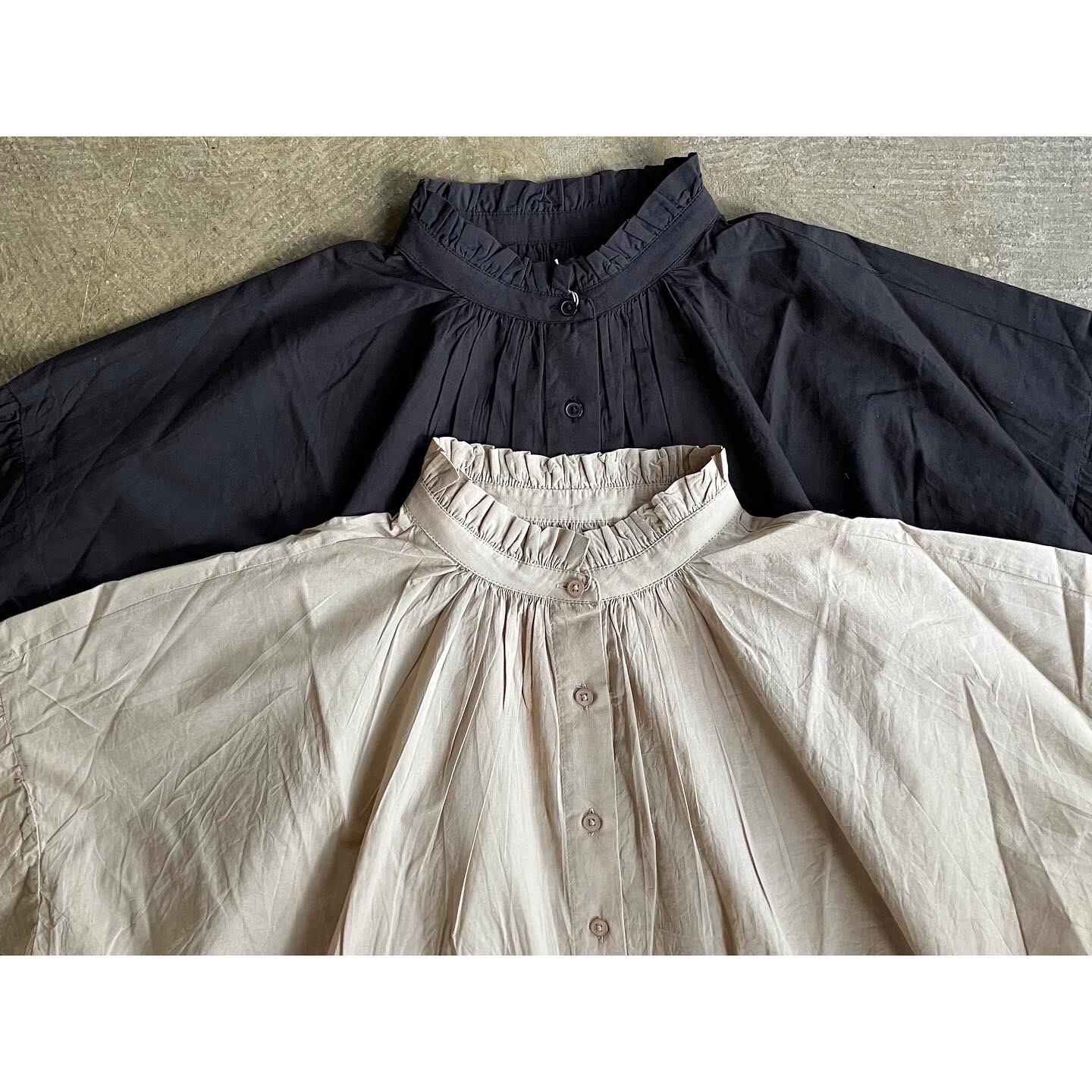 SOIL(ソイル) 60'S Cambric Frill Collar Shirt | AUTHENTIC Life Store