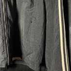90s〜00s adidas 中綿ナイロンジャケット 3ストライプ ジップパーカー ブラック