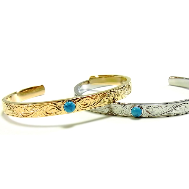 Hawaiian jewelry Turquoise bangle (gbg899)