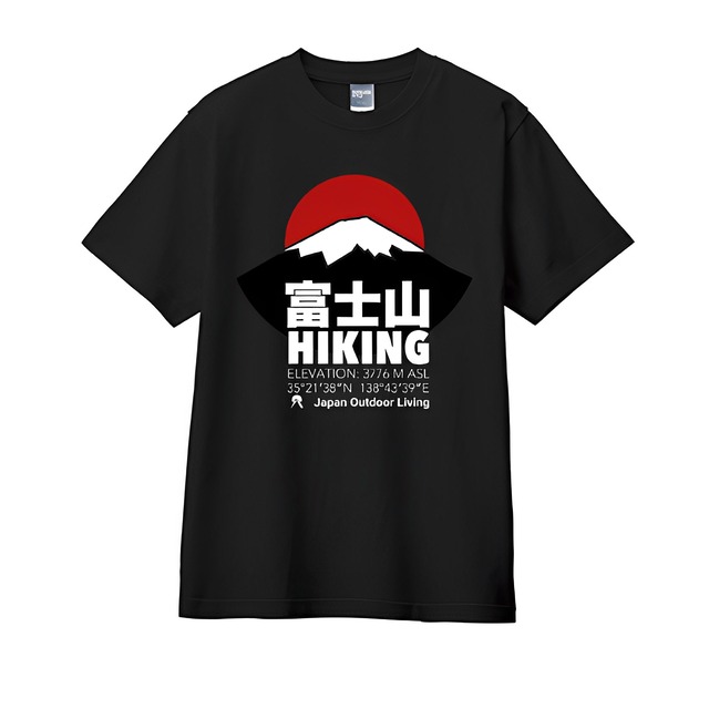 JOL Original Design T-shirt: 富士山 Hiking [J004]