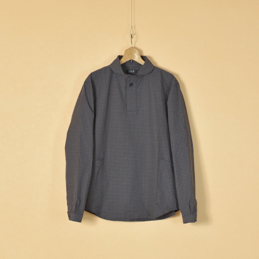 LOLO ロロ LS-3N3 定番オックスプルオーバーミニチェックシャツ
