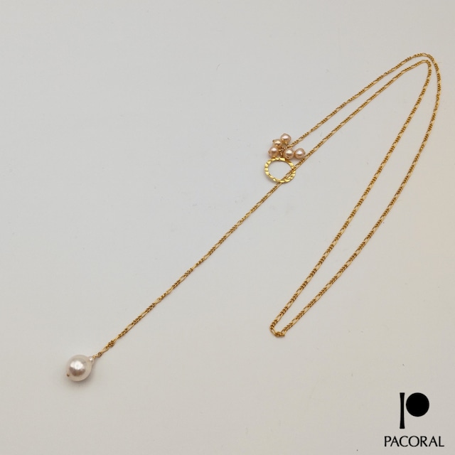 necklace-lariat berries gold