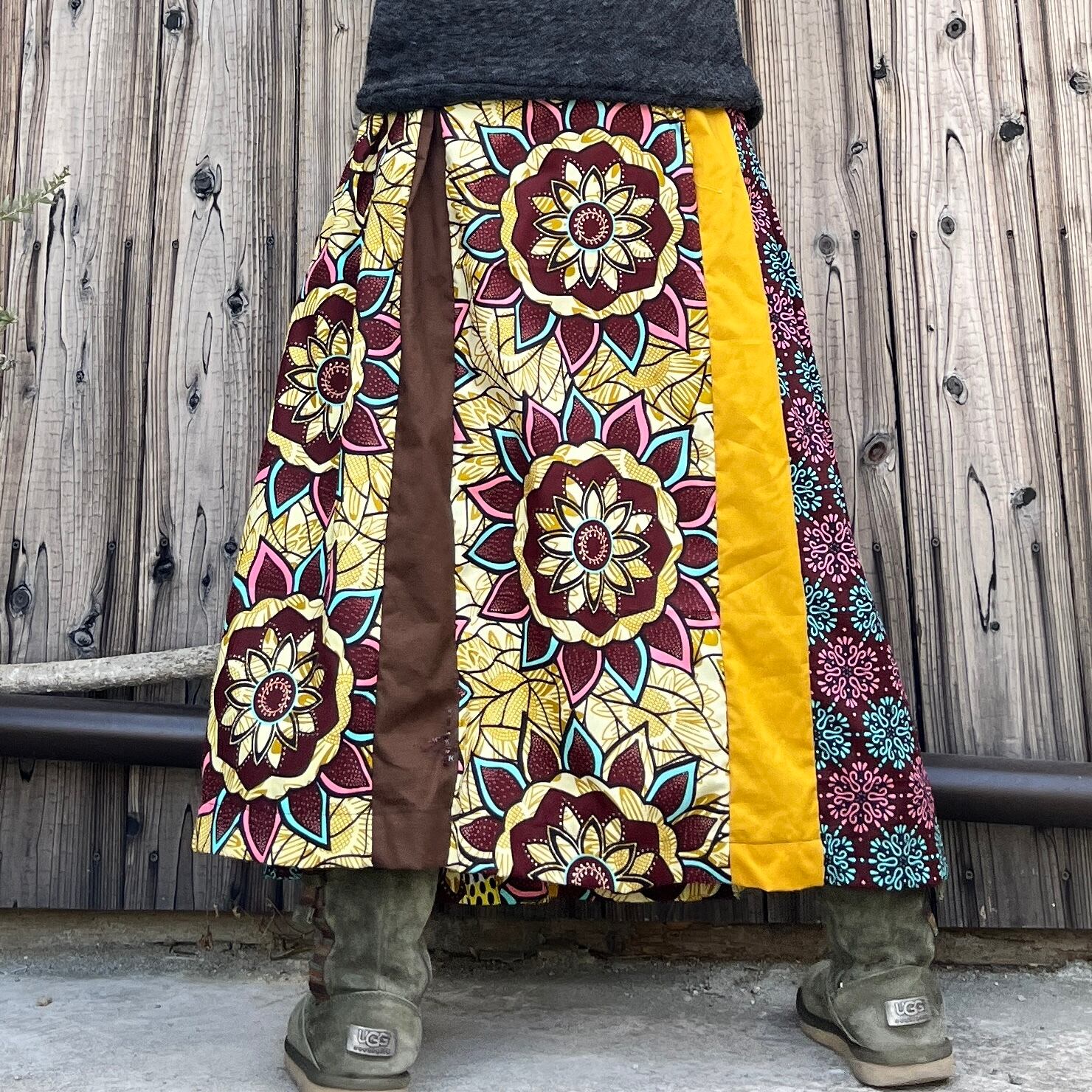 【限定価格・一点もの】ボゴラン 泥染 スカート アフリカ 限定価格・一点もの】ボゴラン 泥染 スカート アフリカ布 - メルカリ