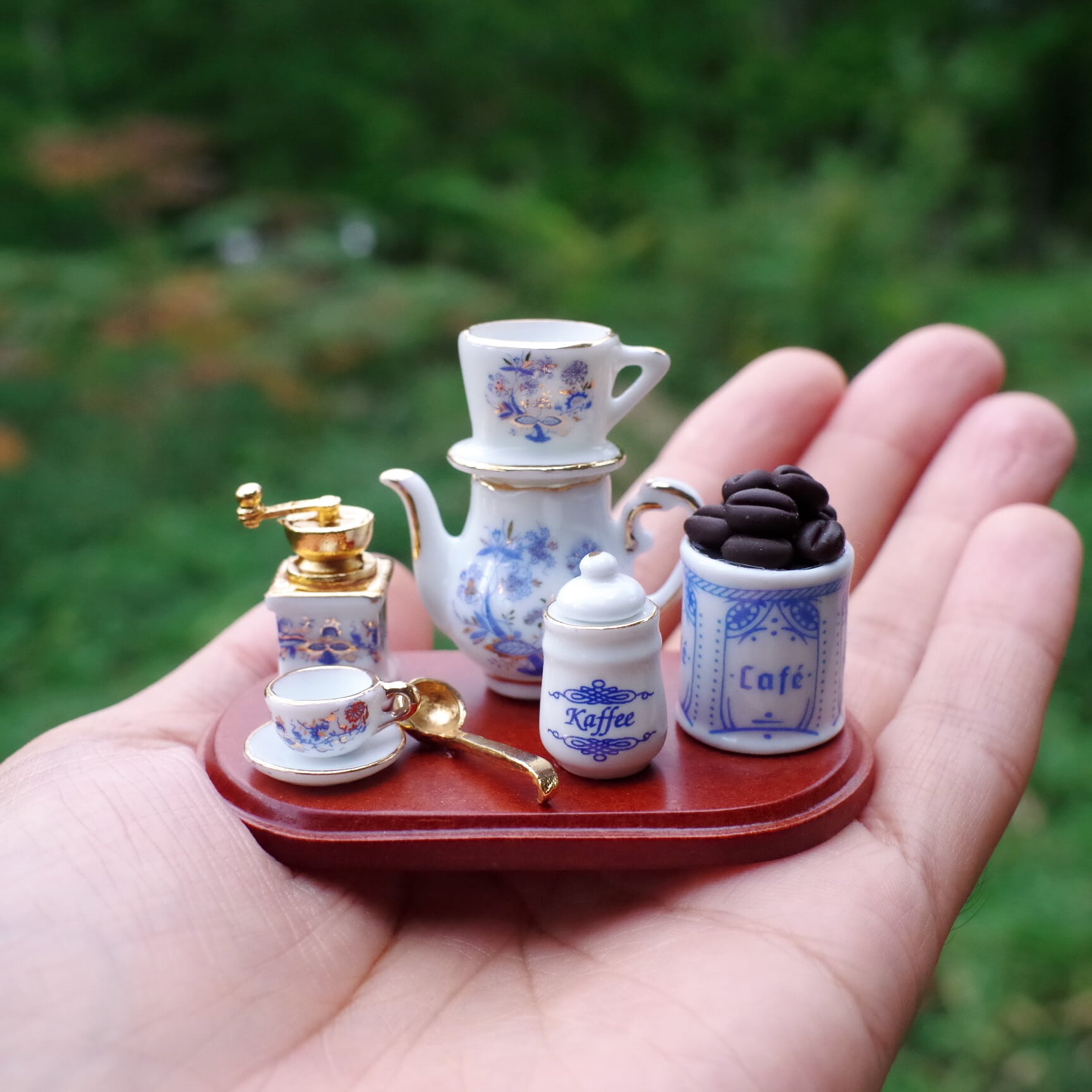 限定品】ロイター ミニチュア コーヒータイム | 木のおもちゃ