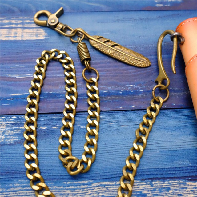 Distressed Copper-Tone Waist Chain(GV561)