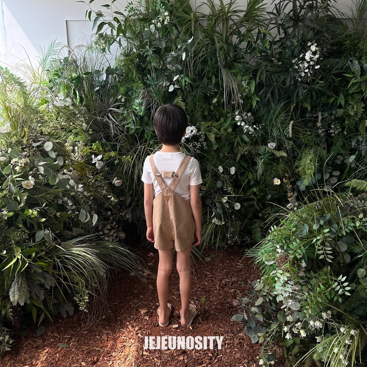 【jejeunosity】ベリーショートオーバーオール サロペット ブラウン 90〜120cm 240520 - 3