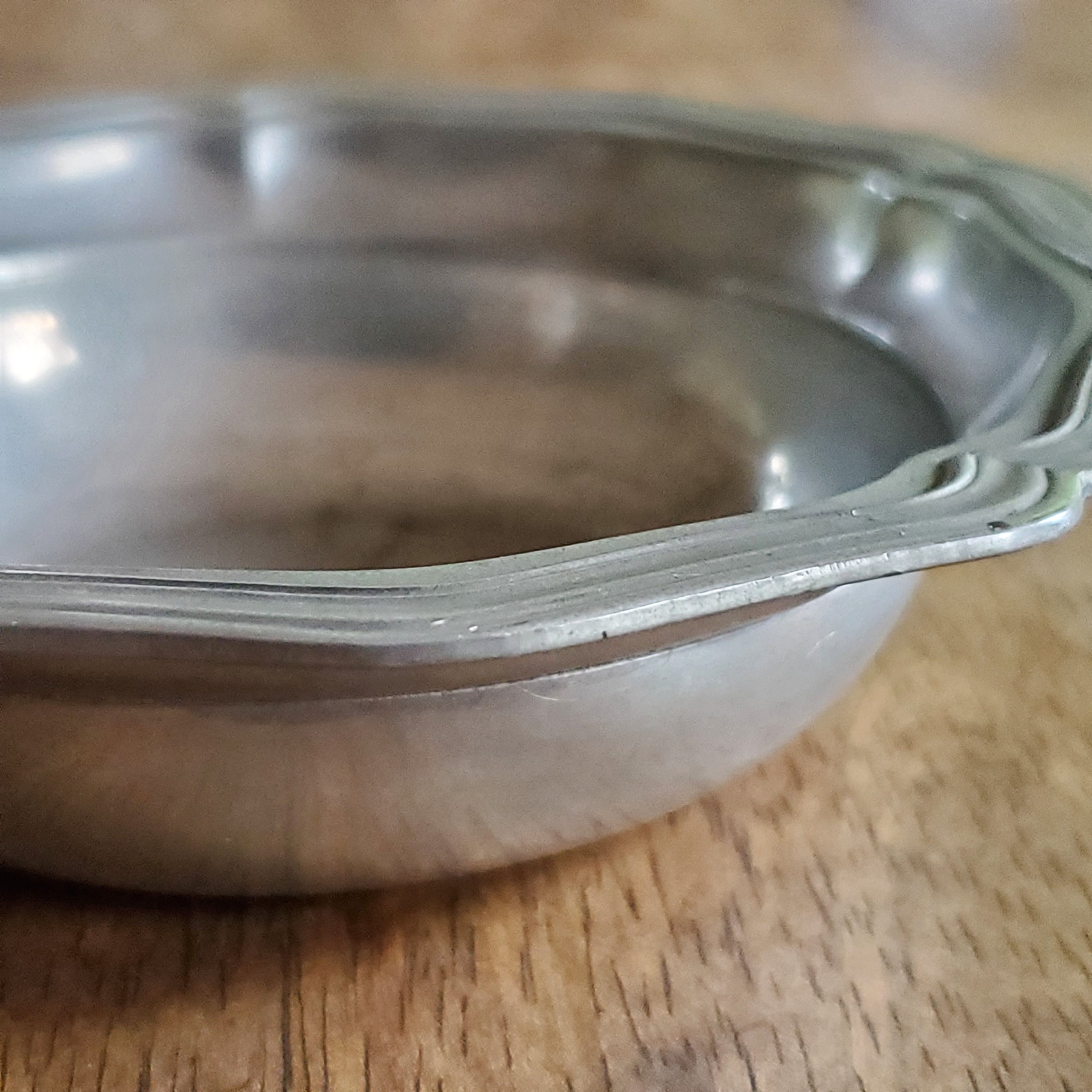 フランスアンティークヴィンテージエタンボウルカップピューター錫