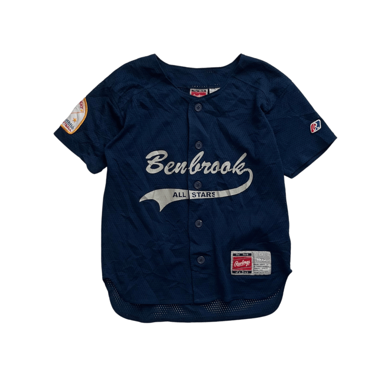＜VINTAGE＞Kids Russell Athletic Benbrook All Stars Baseball Shirt｜キッズ ヴィンテージ ベースボールシャツ - 1