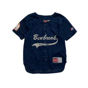 ＜VINTAGE＞Kids Russell Athletic Benbrook All Stars Baseball Shirt｜キッズ ヴィンテージ ベースボールシャツ