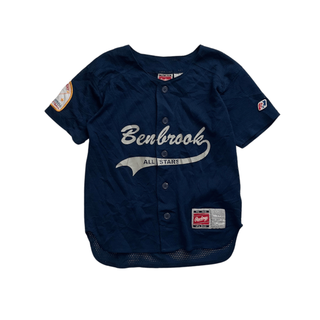 ＜VINTAGE＞Kids Russell Athletic Benbrook All Stars Baseball Shirt｜キッズ ヴィンテージ ベースボールシャツ