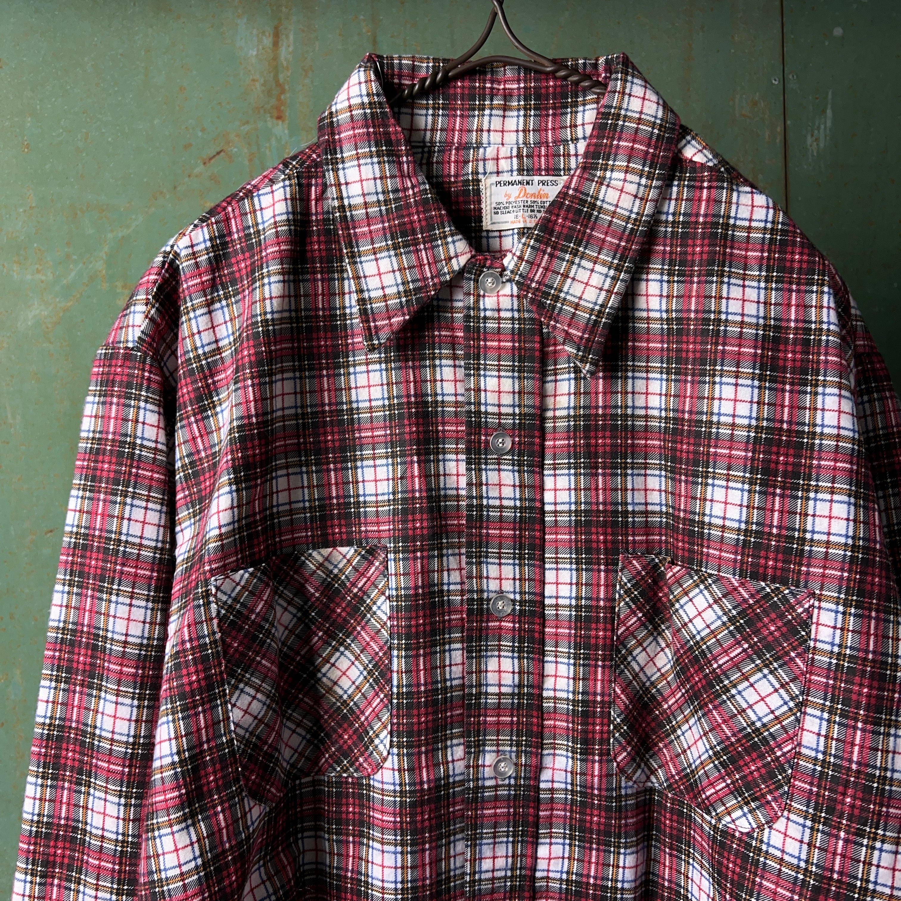 Dead Stock 1970's Print Flannel Shirt 70年代 デッドストック
