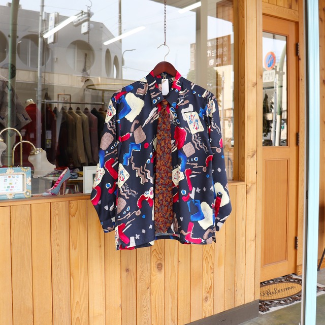 silk shirt & necktie【set】