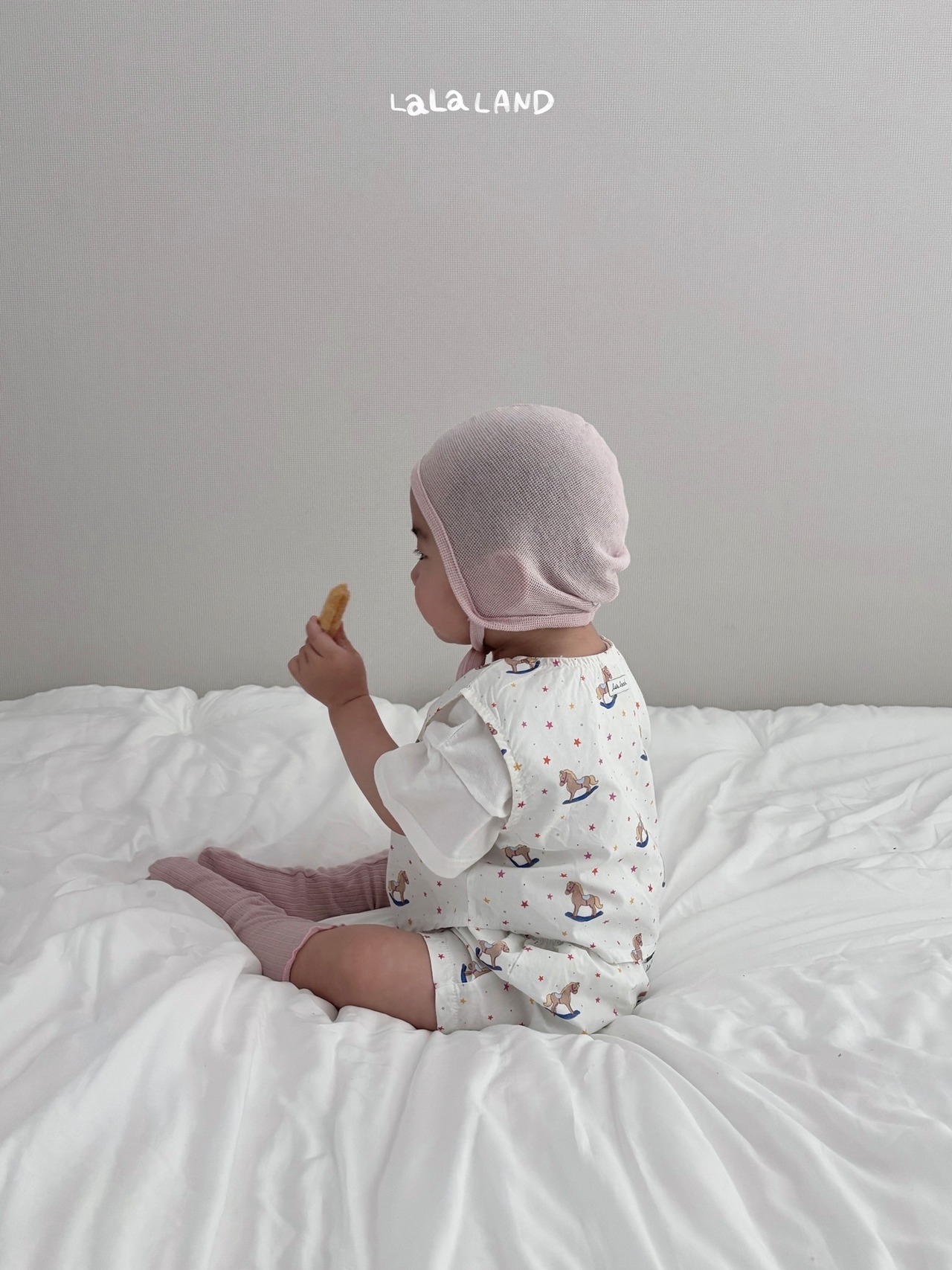 【取寄/韓国直送】LALALAND 26/SM （Baby）イラストノースリーブブラン｜夏服｜韓国子供服