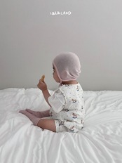 【取寄/韓国直送】LALALAND 26/SM （Baby）イラストノースリーブブラン｜夏服｜韓国子供服