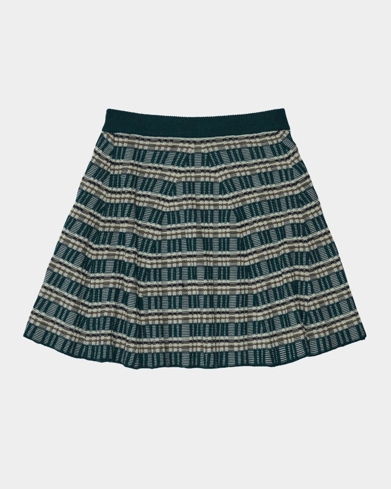 RIB SKIRT - TEAL / FUB