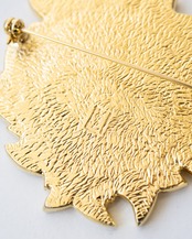 〈Yves Saint Laurent〉Leaf Brooch