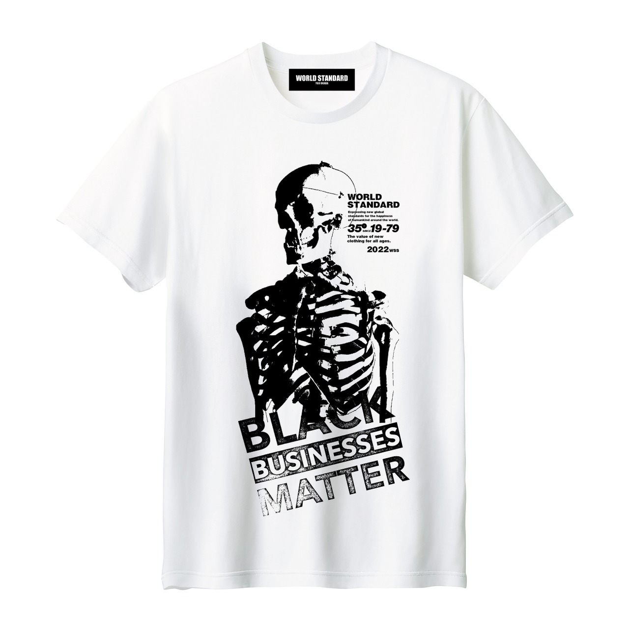 WORLD STANDARD/クルーネックプリントTシャツ/WSHT-034