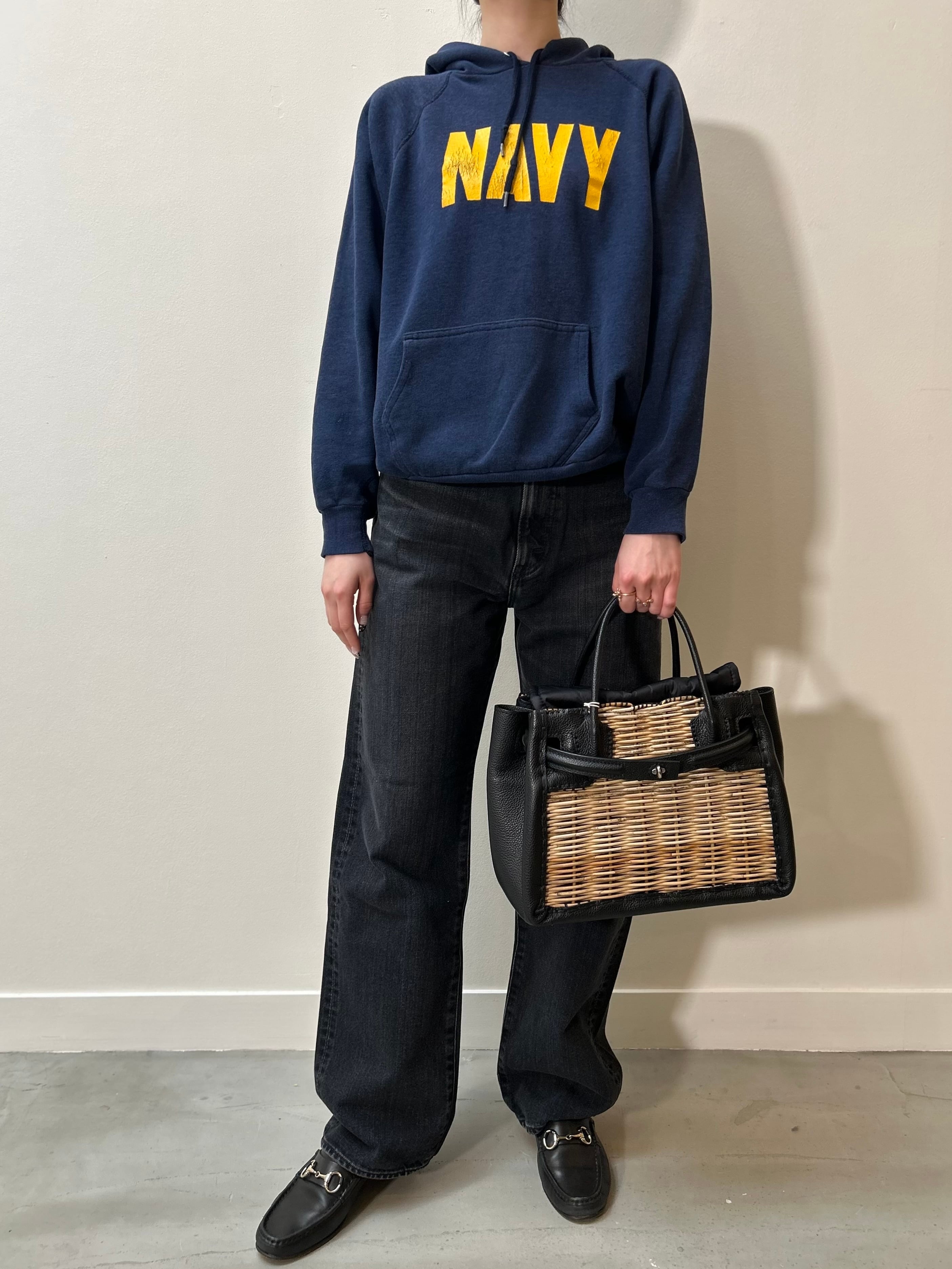 CU2-10 USED SWEAT HOODIE "NAVY" -NAVY-