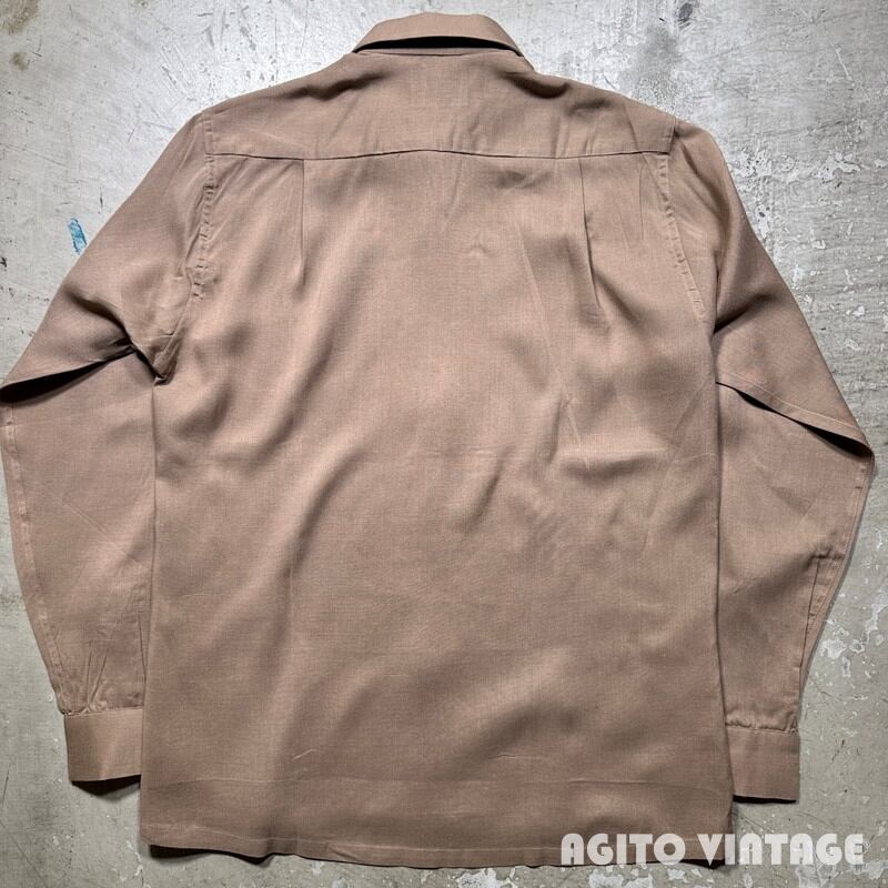 60's Di Lido SPORTSWEAR ディリド レーヨンL/Sシャツ デッドストック