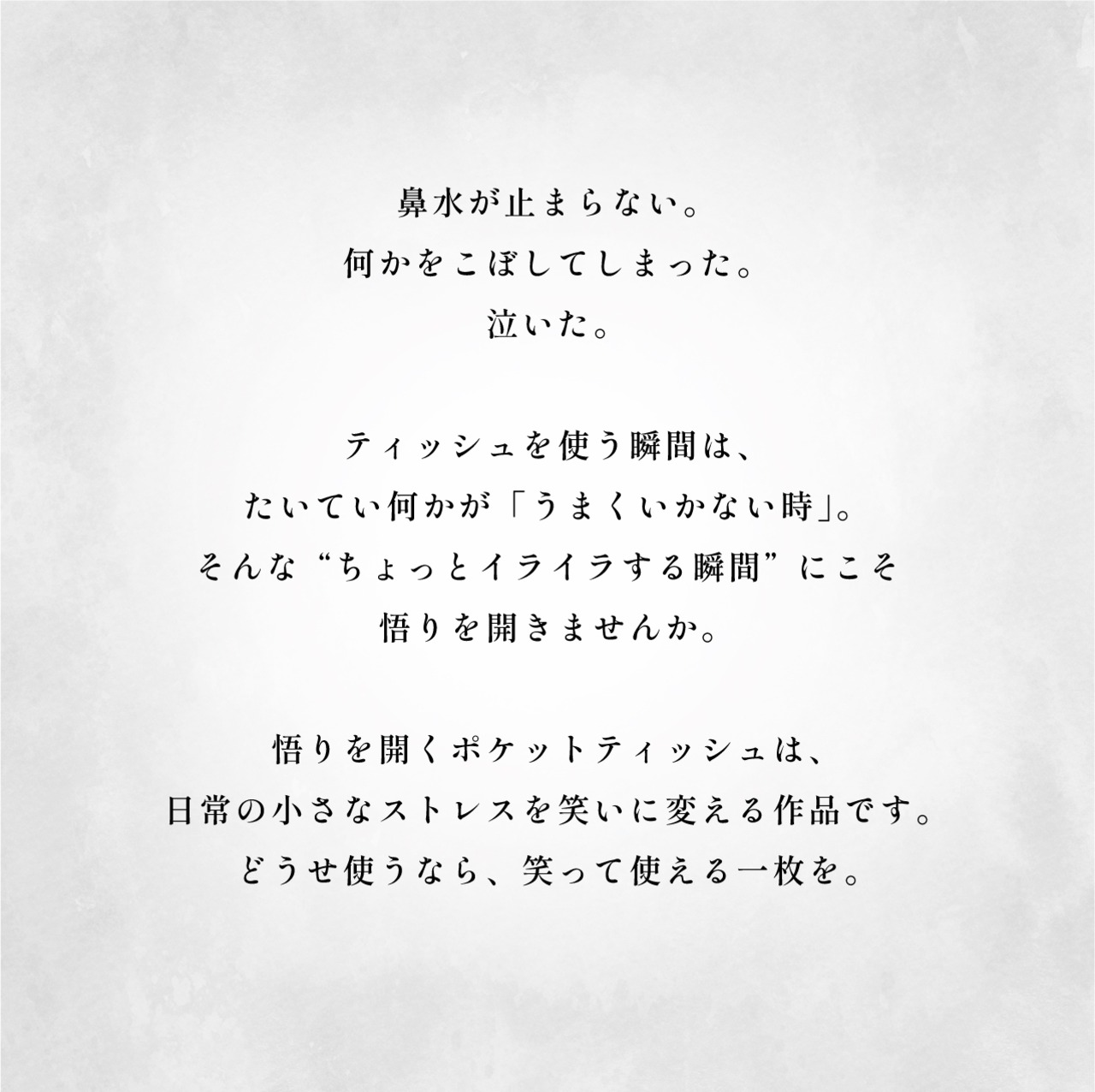 悟りを開くポケットティッシュ / 6個