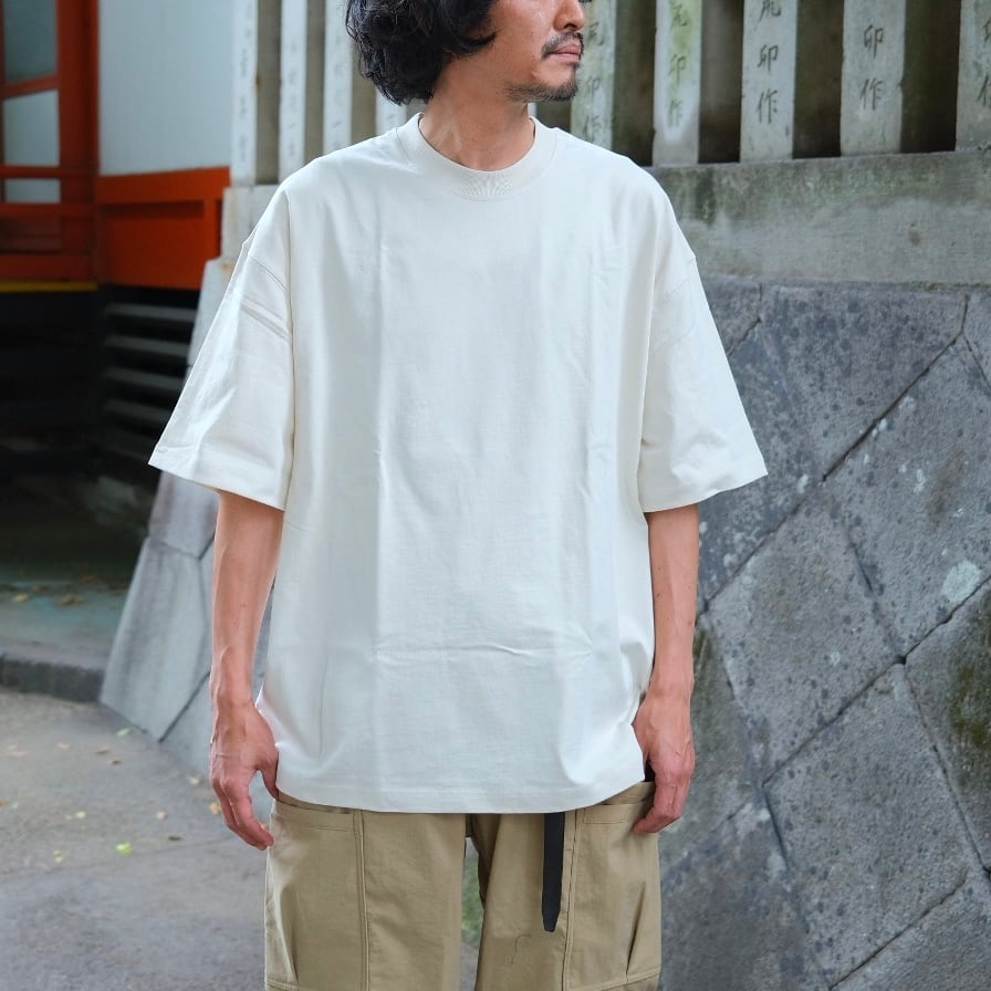 alvana(アルバナ) /空紡 S/S TEE -ANTIQUE WHITE-(ALV-00117)