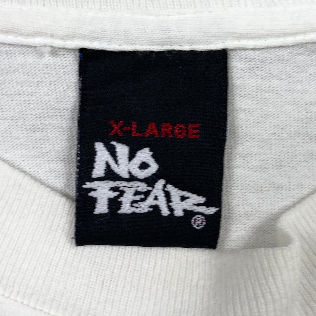 90年代 USA製 NO FEAR メッセージ プリントTシャツ バックプリント 
