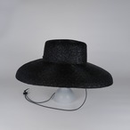 SS21-BD-9 Straw Shade Brim Amish - BLK