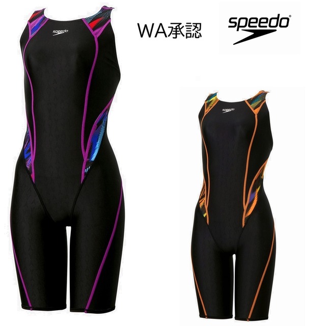 スピード競泳水着[レディース]SCW12503Fフレックスシグマカイミニオープンバックニースキン【WA承認】