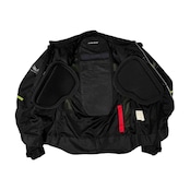 フル装備 MOTORHEAD モーターヘッド 肘,肩,胸,背中プロテクター入り メッシュ ライディング ジャケット バイクウェア 3L /メンズ/ブラック