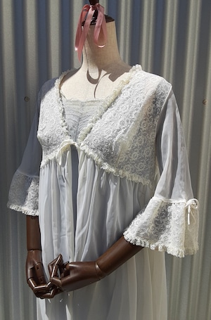 lingerie gown dress white 2/ランジェリーガウンワンピース ホワイト2