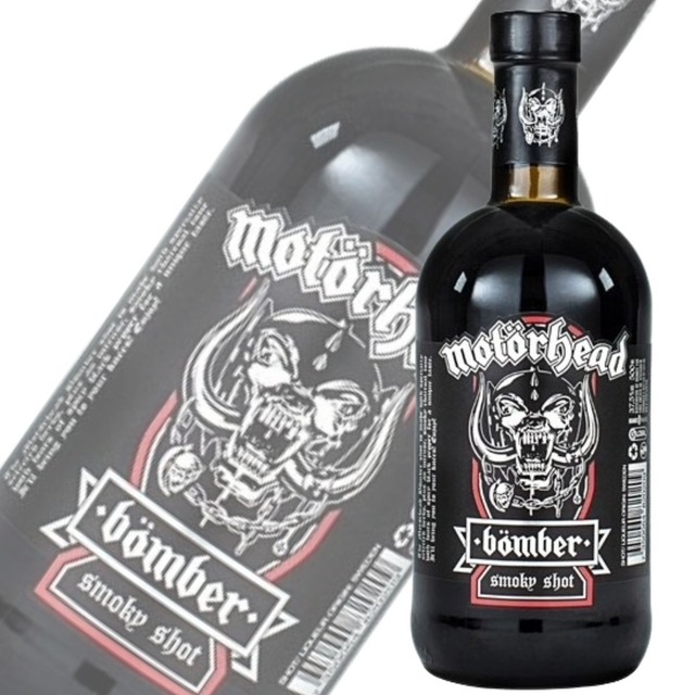 モーターヘッド ボマー・スモーキーショット 500ml 37.5度 公式 リキュール スモーキー 刺激的 スパイシー カクテルベース 洋酒