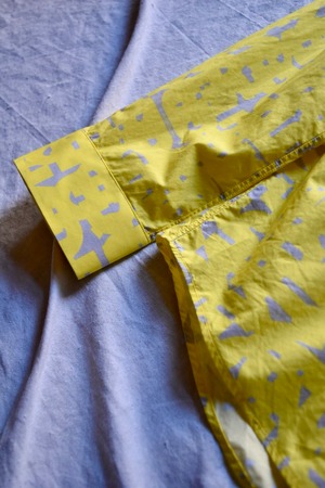 "JIL SANDER" Yellow art shirt