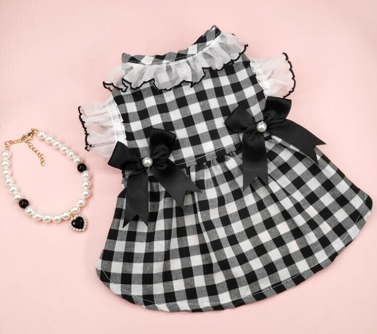 《予約》№3101833 モノクロリボンワンピース