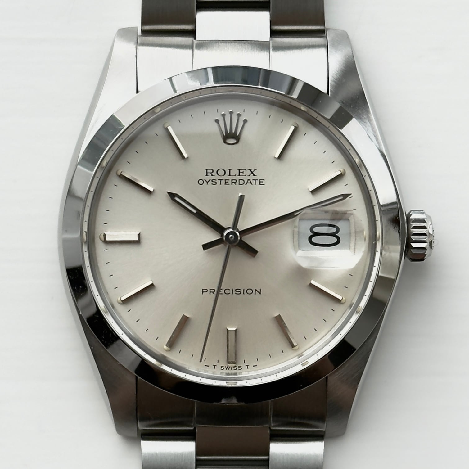Rolex Oyster Date 6694 (71*****) Silver Dial