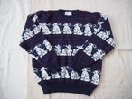 AMERICA 1980's Vintage crew wool knit